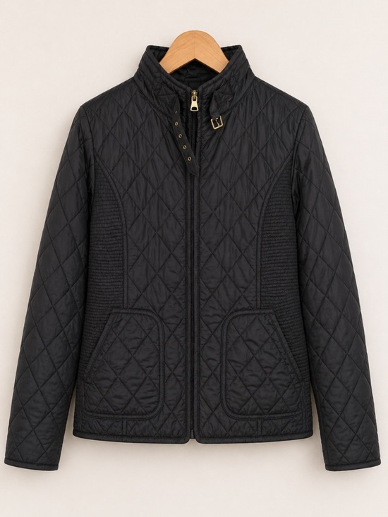 Banana Republic Jackets & Blazers - Banana Republic Quilted Black Puffer Jacket with Gold Hardware